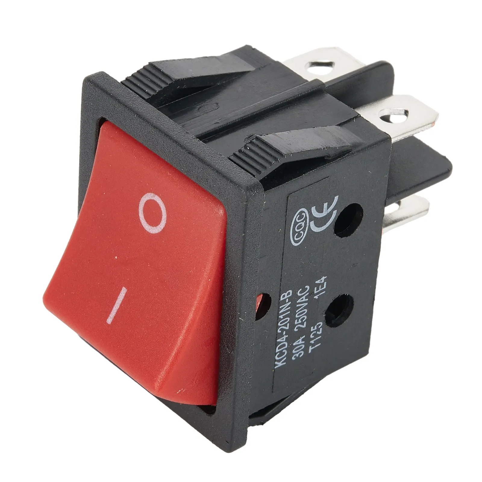 30A 250VAC Red 4Pin Switch ON OFF For Welding Machine Power Supply Nylon Shell IP65