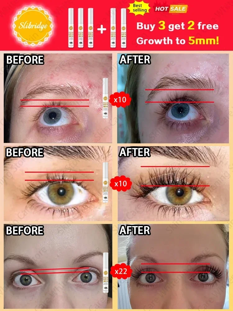 Natuurlijke Wimpergroei Serum Voor Wenkbrauwgroei Verlenging Wimpers Langer Wimpers Wimper Enhancer Product Lash Groei Serum