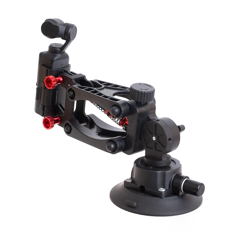 For DJI Pocket 3 Car Holder Suction Cup Bracket Stabilizer Z-Axle Gimbal Camera Shock-absorbing Spring Support Mount Accessories