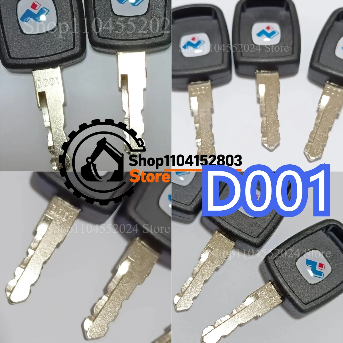 20/10/5/1 шт. ключи Lgnition D001 для Sunward Swe50/60/70/80/90/150/230, новый ключ зажигания, аксессуары для экскаваторов