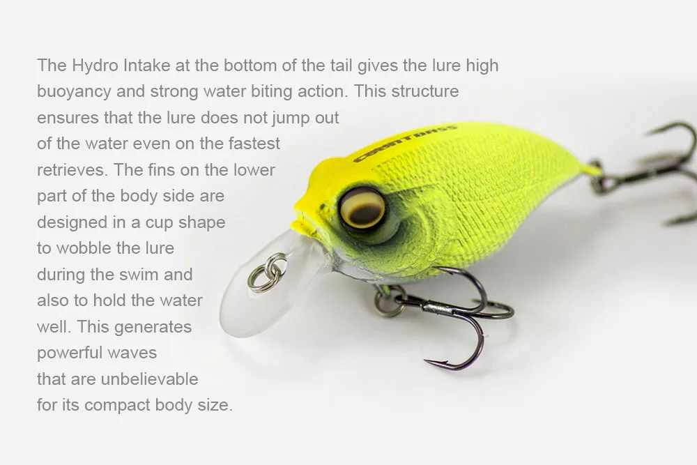 Countbass Wobbler 38 mm 1-1/2 Zoll 43 mm 1-3/4 Zoll 48 mm 1-7/8 Zoll Angelköder Stecker Wobble Fishing Kunststoffköder Wobbler – Detail 11
