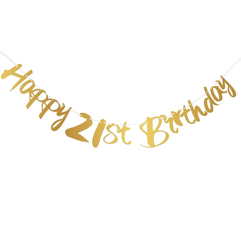 1PC Alles Gute zum Geburtstag 16/18/21/30/40/50/60/70/80thYear Alte Einweggeschirr Schwarz Gold Platte Tischdecke Banner Für 60. Geburt – Detail 9