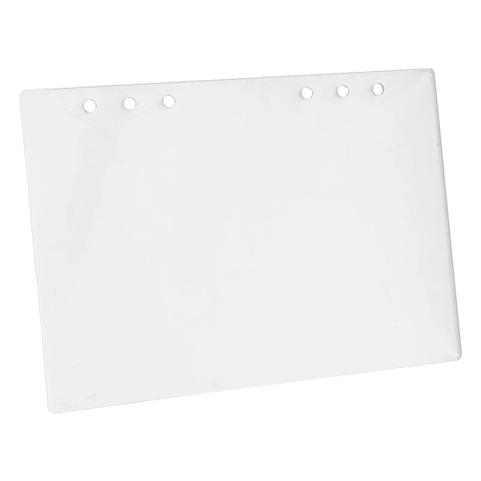 Capa de fichário acrílico fosco a5 reutilizável capa de caderno destacável planejador transparente para diários cadernos diários