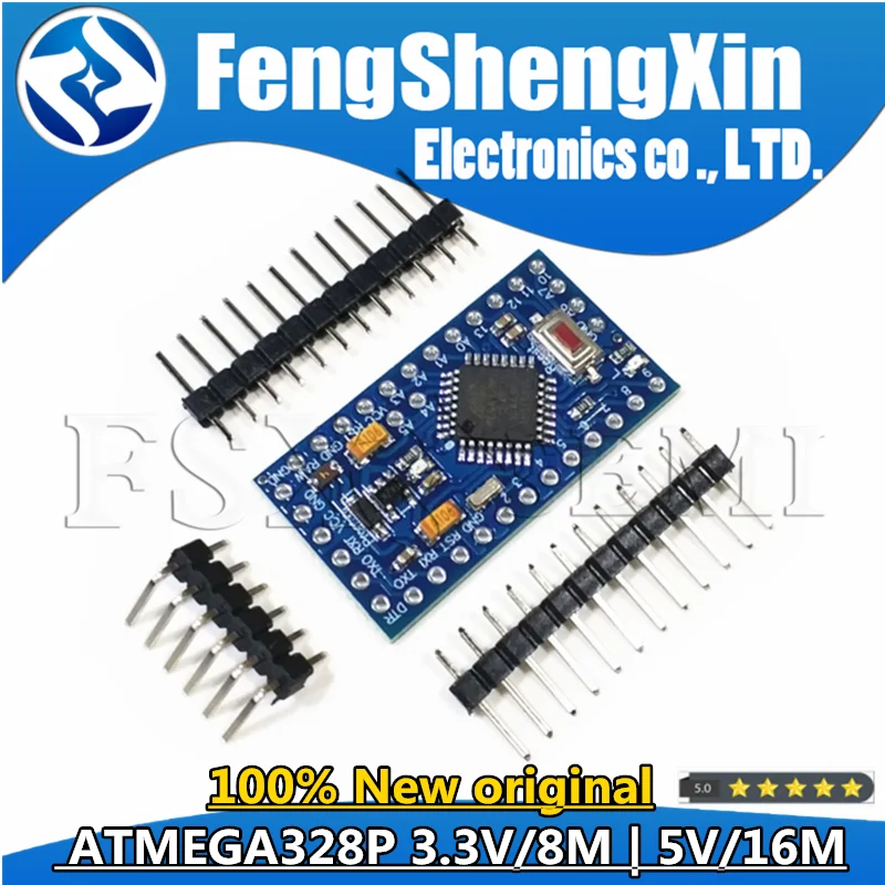 1PCS Pro Mini ATMEGA328P 5V 16Mhz 3.3V/8M Development Board ATMEGA328 for Arduino