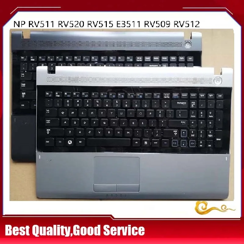 

New palmrest keyboard For Samsung NP RV509 RV511 RV515 RV520 E3511 palmrest US UK RU BR LA SP GR keyboard Upper cover C shell