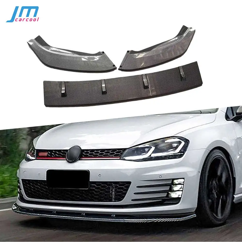 

Car Front Bumper Lip Chin Spoiler Splitter Protect Cover for Volkswagen Golf 7 MK7 GTI R Rline 2013- 2016 Bodykits Accessories