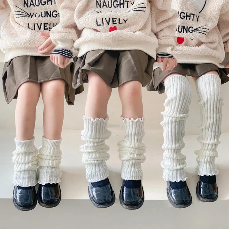 Süße Kinder Bein wärmer Mädchen feste Baumwolle weiche bequeme Bein abdeckung Kinder stilvolle