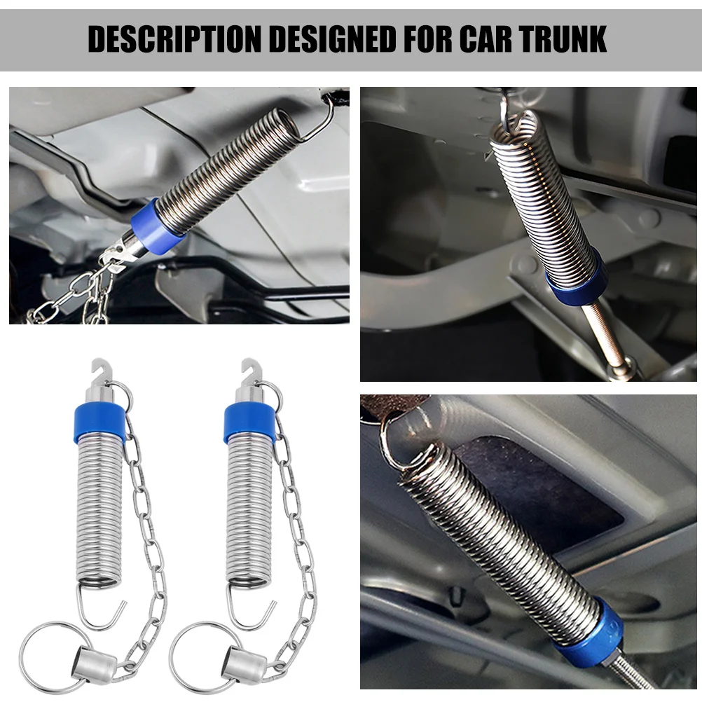 

2Pcs Automatic Trunk Lifting Device Durable Car Trunk Opener Spring Easy Installation Long Lifespan Adjustable Screw Length