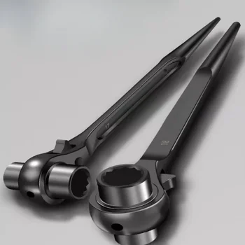 10-32mm Chiave a cricchetto Presa Plum Blossom Multifunzionale Coda a punta Prese regolabili Adattatore Utensili manuali Chiavi