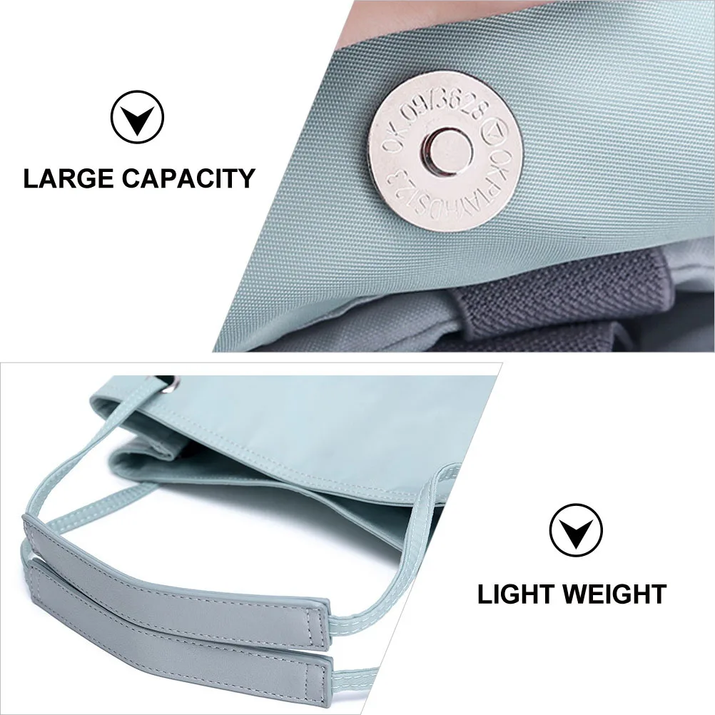 

2Pcs Laptop Bag Water Resistant Oxford Fabric Light Weight Portable Carry Tote Multi Layer Shockproof Storage