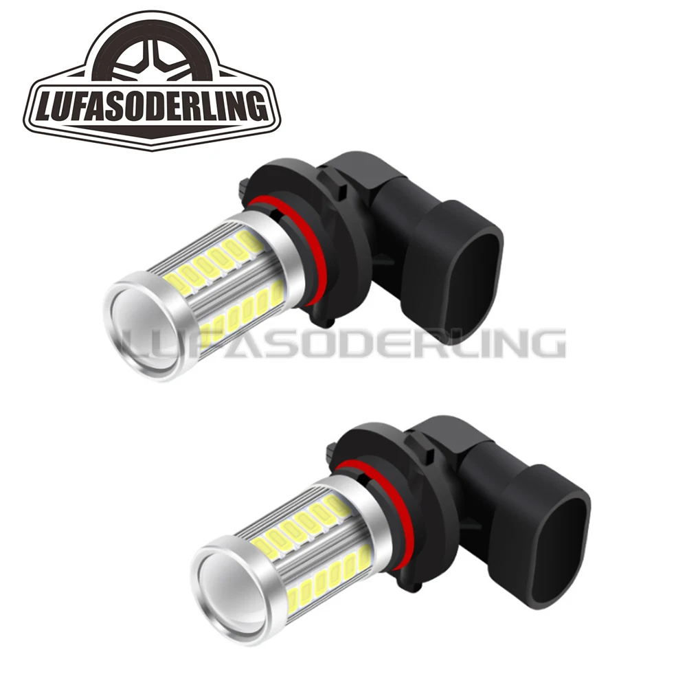

2pcs 9006 HB4 LED Fog Light Bulbs 3000K Amber Yellow Mini Size 360° Lighting Car Bulb