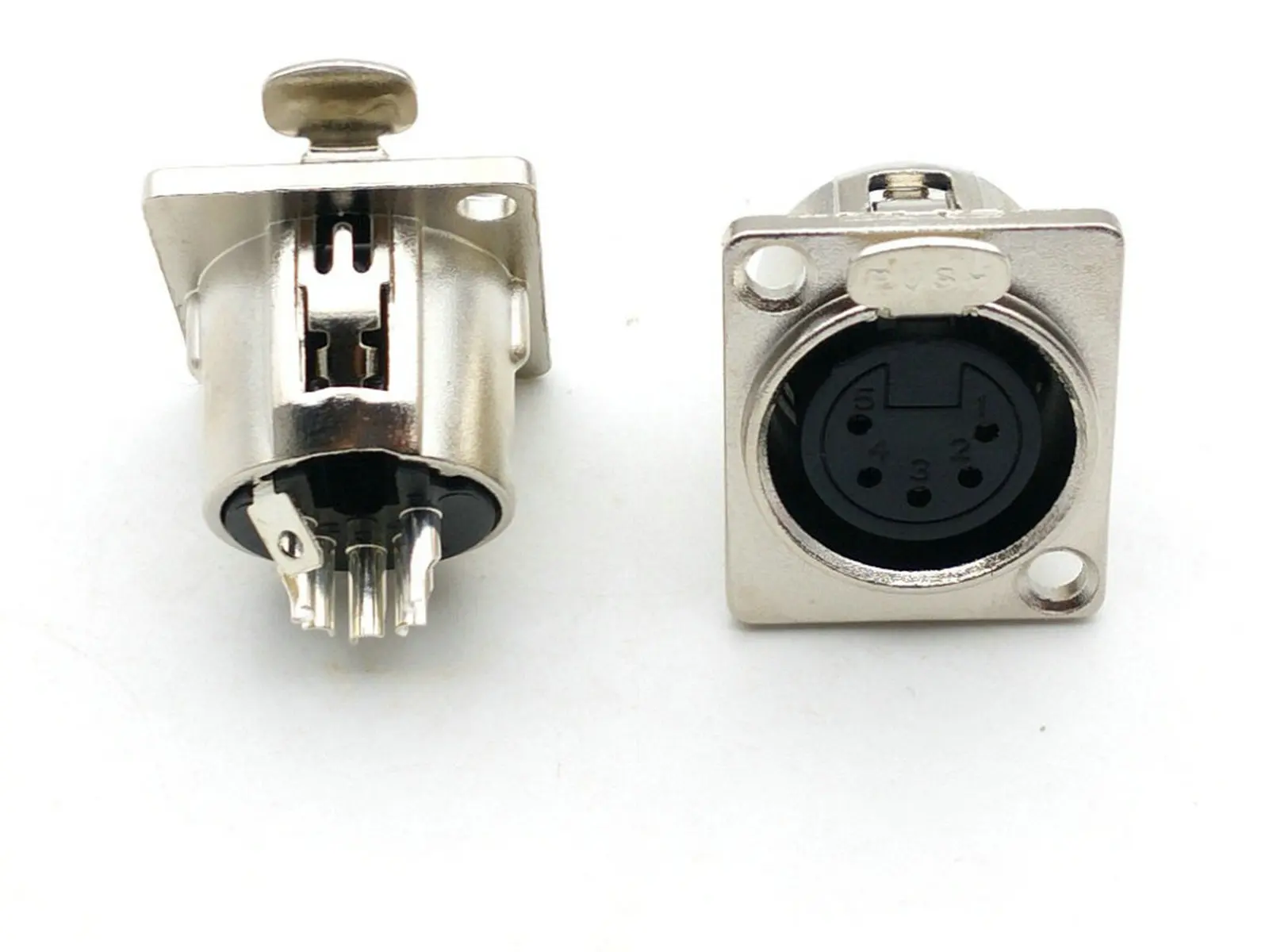 

XLR 5 Pin Female Solder ADAPTER-Chassis Panel Mount Module Socket