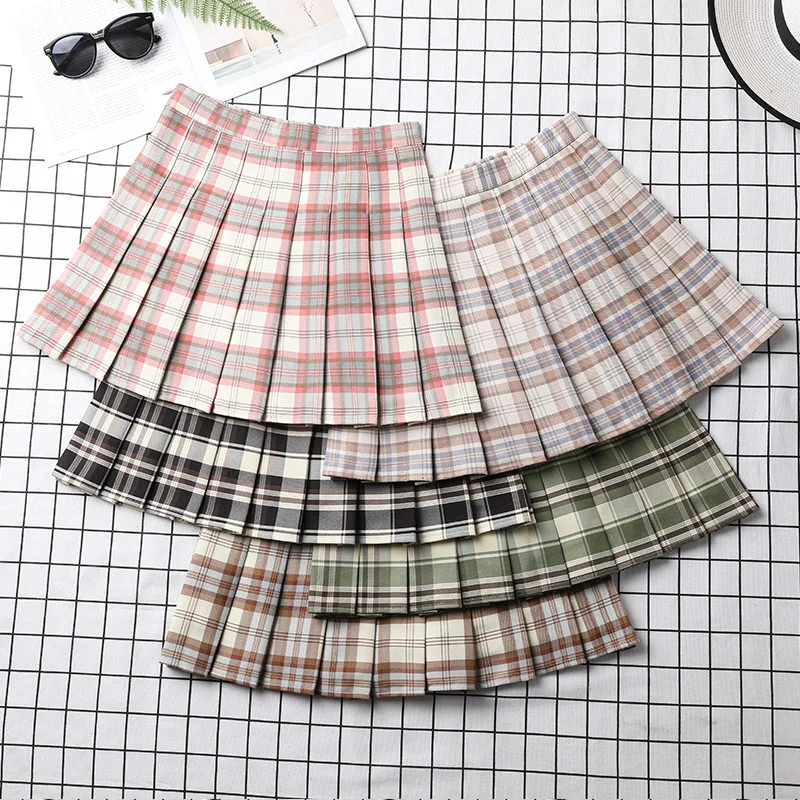 Pleated Skirt Summer Women's Clothing 2024 Spring Fashion Korean  Preppy Style School Girl Uniform Harajuku A-line Mini Skirts