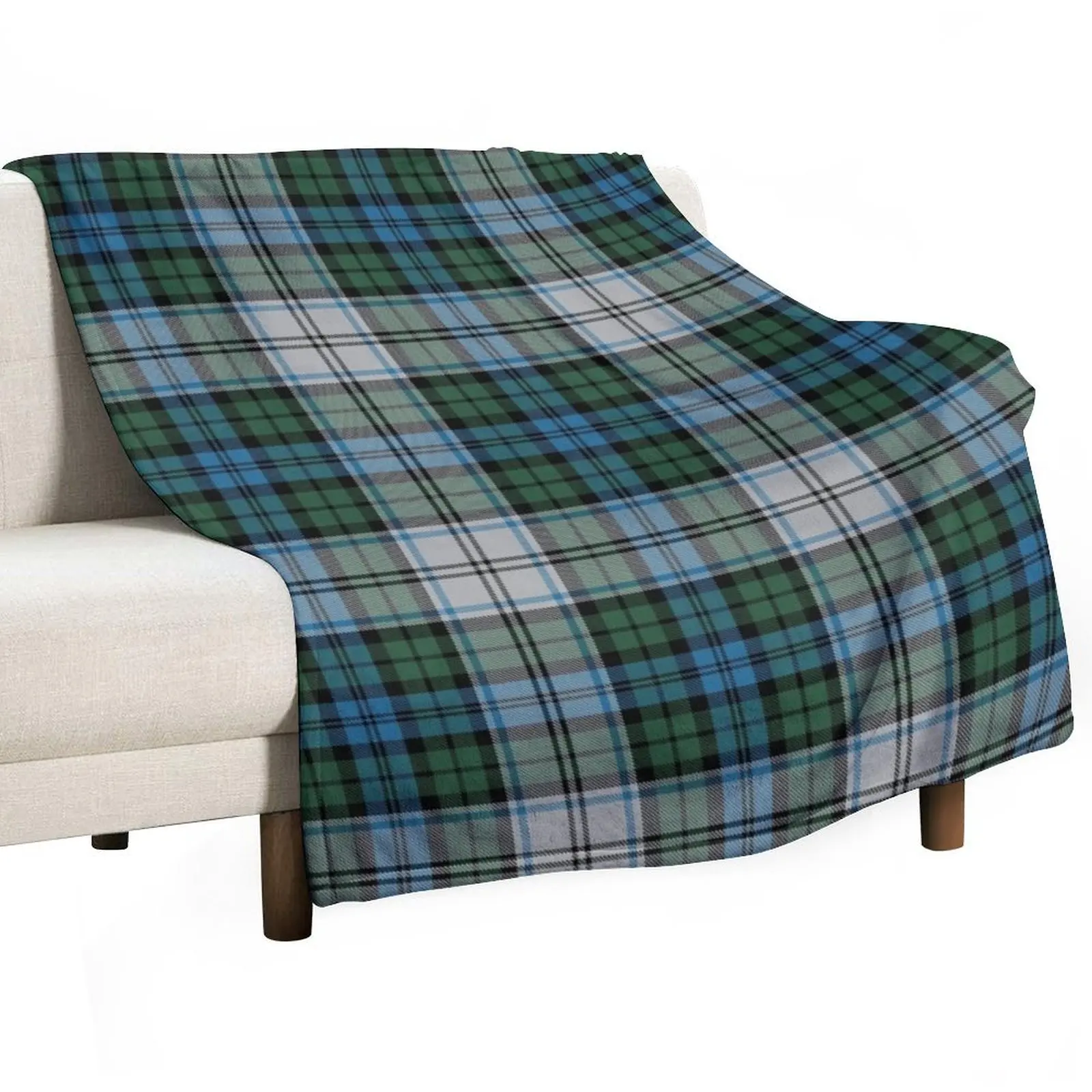 Campbell 42nd Dress Tartan Throw Blanket Quilt Furry Blankets