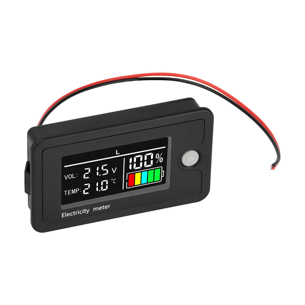 DC 8V 100V Battery Capacity Indicator Voltage Tester Gauge for Lithium Iron Phosphate and Ternary Lithium Batteries