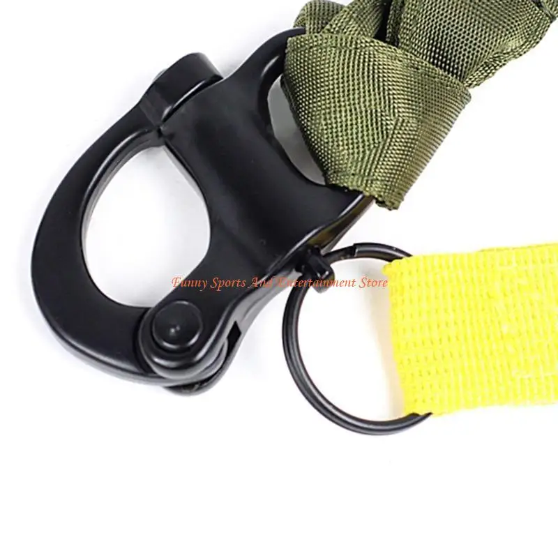 C4DE النشرات السريعة حبل السلامة قابل للتمديد الاحتفاظ الحبل سقوط القبض سلامة الخصر يسخر الصيد حبل بقاء حبل