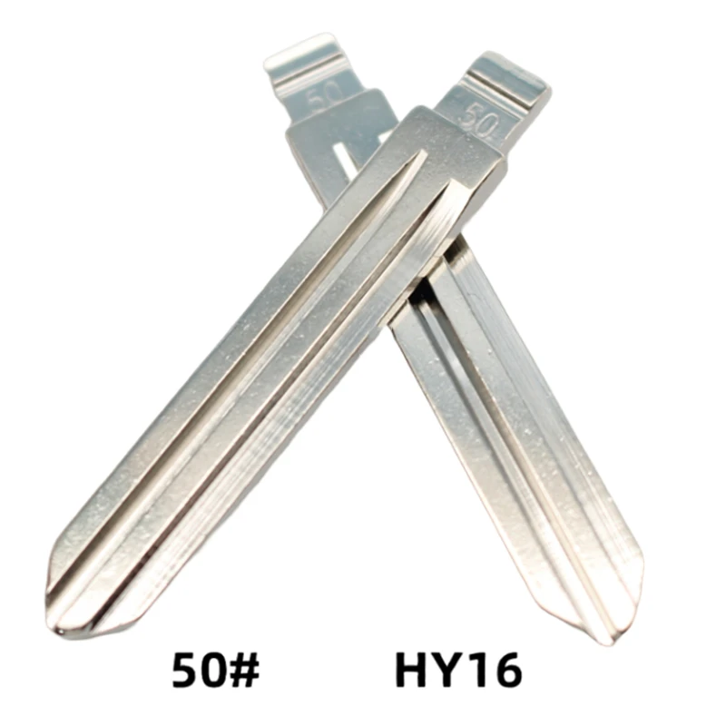 

10Pcs 50# HY16 Car Flip Key Blade KD Remote Blank Key Blade For Hyundai Elantra For Kia For KD KEYDIY Xhorse