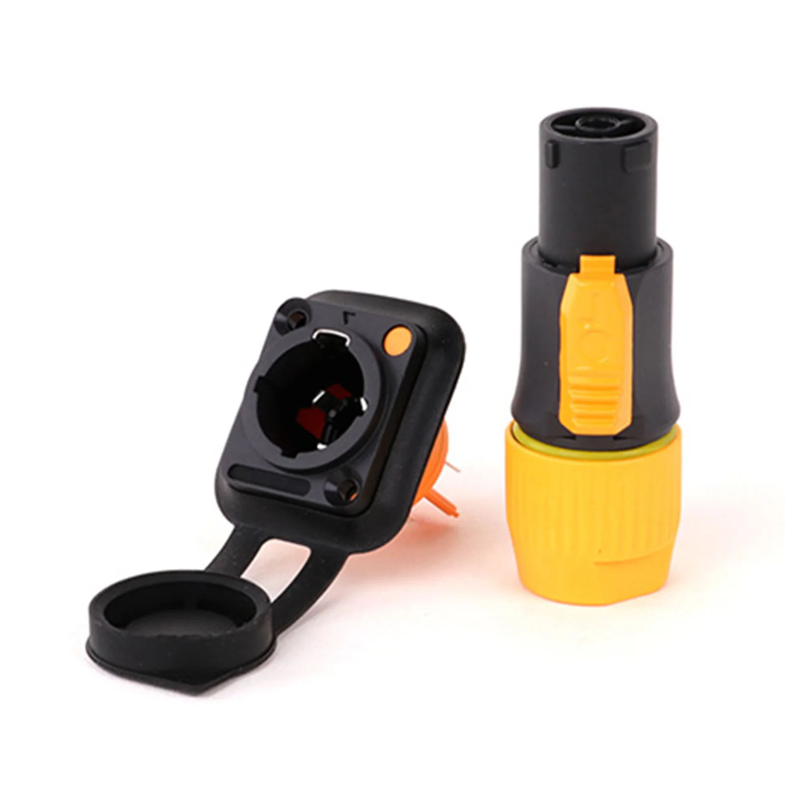 1set New Waterproof Locking Powercon True Connector NAC3FX-W + PowerCon Chassis Connectors NAC3MPX or NAC3MX-W + NAC3FPX