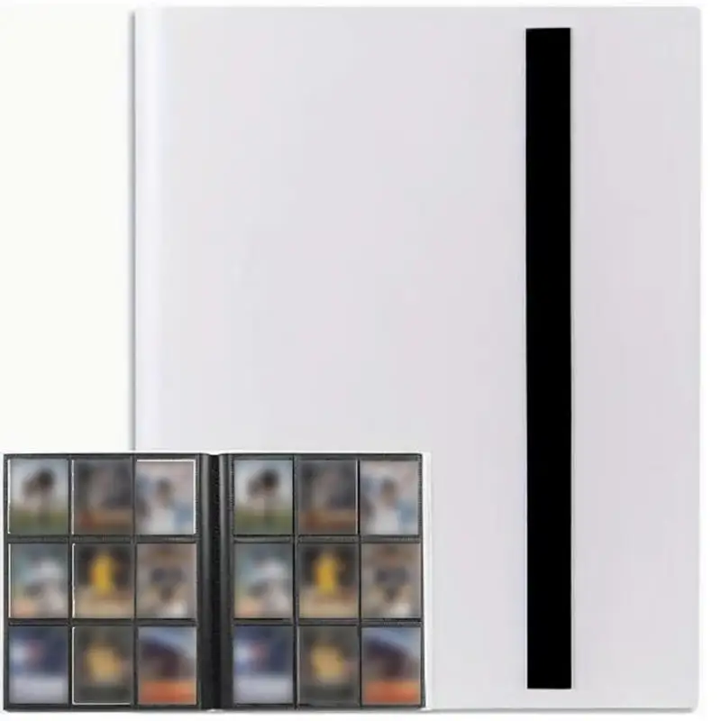 Premium multi-pocket trading card binder - biedt plaats aan 160/360/480 kaarten - duurzame PP-hoes - ideaal voor basketbal-, voetbal- en sportkaarten