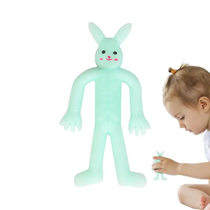 

Stretch Bunny TPR Stretch Toy Kids Bendable Bunny Stretch Toys Stretch Bunny Toy Made Of Safe And Soft Material