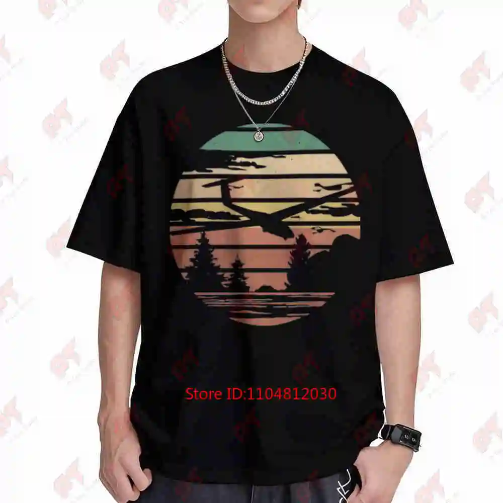 Gliders Vintage Soaring Gliding Short Sleeve Tee 100% Cotton T-Shirt