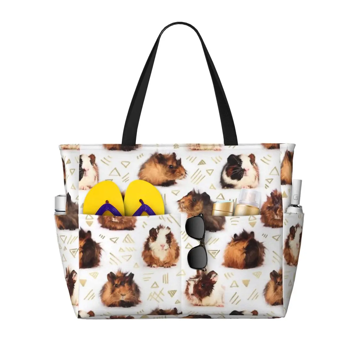 

The Essential Guinea Pig Beach Travel Bag, Tote Bag Popular Large Capacity Out Shoulder Bag Multi-Style Pattern