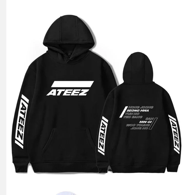 KPOP ATEEZ Album Oversized Women/Men Hoodie Sweatshirt Streetwear Hip Hop Pullover Hooded Jacket Casual Tracksuit K-POP Clothes