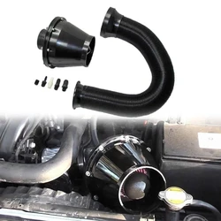 3inch/76mm Air Filter Cold Intake Bellows Pipe Filter Kits SUV High Flow Cold Air Inlet Cleaner Car Universal Mushroom Head