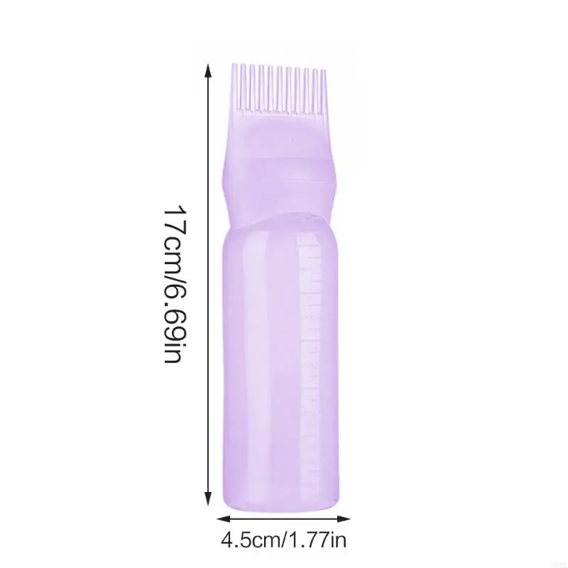 Аппликатор для расчески U0DE для универсального использования, аппликатор для цветных бутылок, не содержит BPA