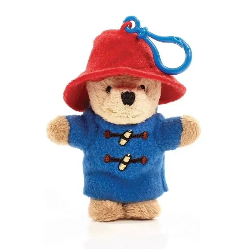 New Cute Paddington Bear Plush Doll Key Chain Chain School Bag Pendant Accessories Small Pendant Children's Plush Toy 11x4x2cm