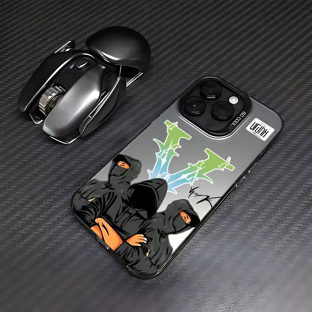 حافظة لهاتف آيفون 17 16e 16 15 14 13 12 11 mini Pro Max X XR 8 7Air Plus غطاء خلفي غير لامع مضاد للسقوط