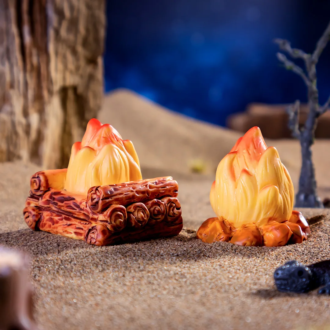Fairy Garden Resin Bonfire Micro Landscape Decoration Dollhouse DIY Mini Figurines Artificial Craft Ornament Campfire Miniature - Image 3
