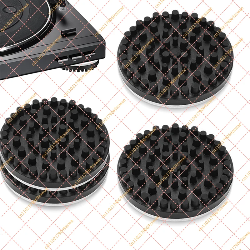 Hifi Equipment Isolation Feet Shock Absorber Stand Mats for Subwoofer CD AMP (4 Pack)