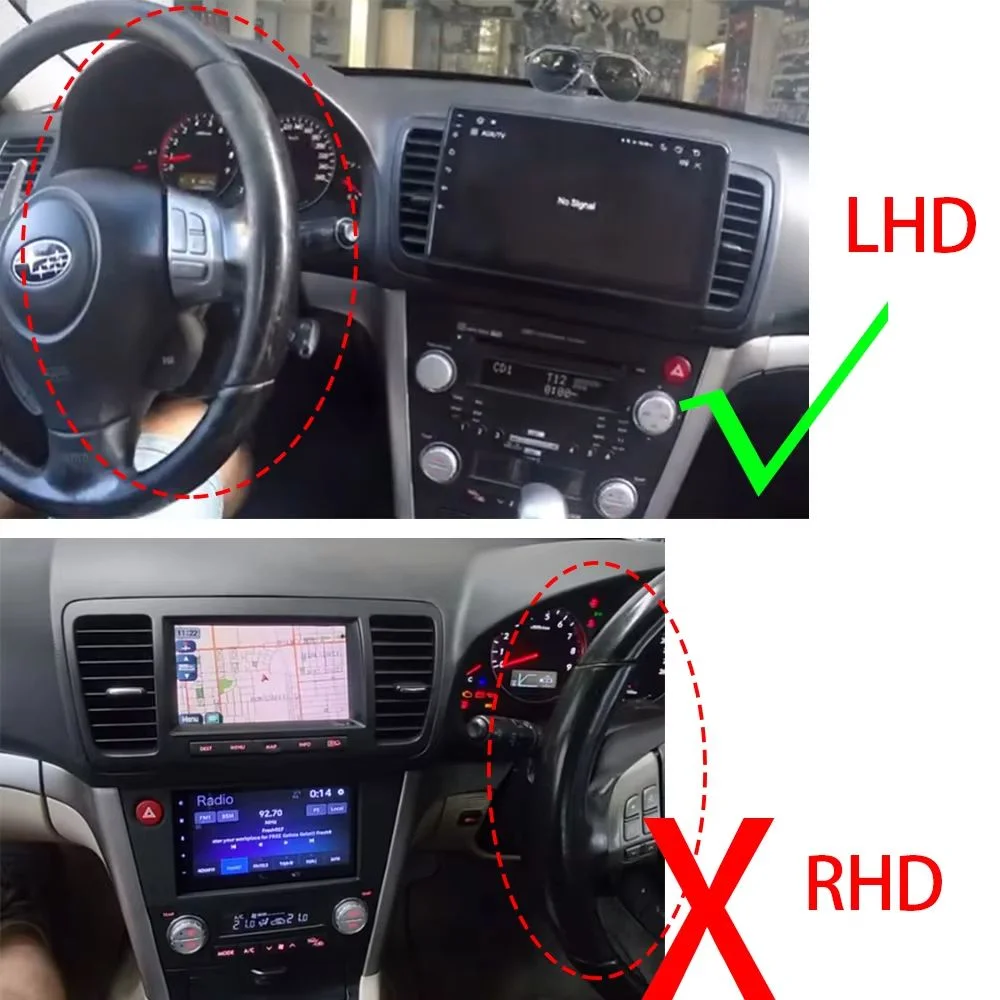 Android 15 Car Radio For Subaru Outback 3 Legacy 4 2004 2005 2007 2008 2009 GPS Navigation Android Auto Carplay Wifi No 2din DVD