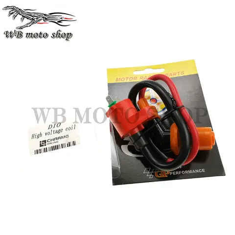 Racing Ignition Coil For Honda Spree SYM DD50 Dio AF18 AF25 AF28 ZX34 AF35 GY6 50 60 80 100 125 150CC ATV SB SA 50 Scooter Moped