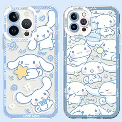 Cinnamoroll Mymelody Clear Case for Xiaomi Redmi Note 13 13C 12 4G 5G Turbo 11 Pro Plus 12S 11S 10S 9S 10 8 9 10 Silicone Cover