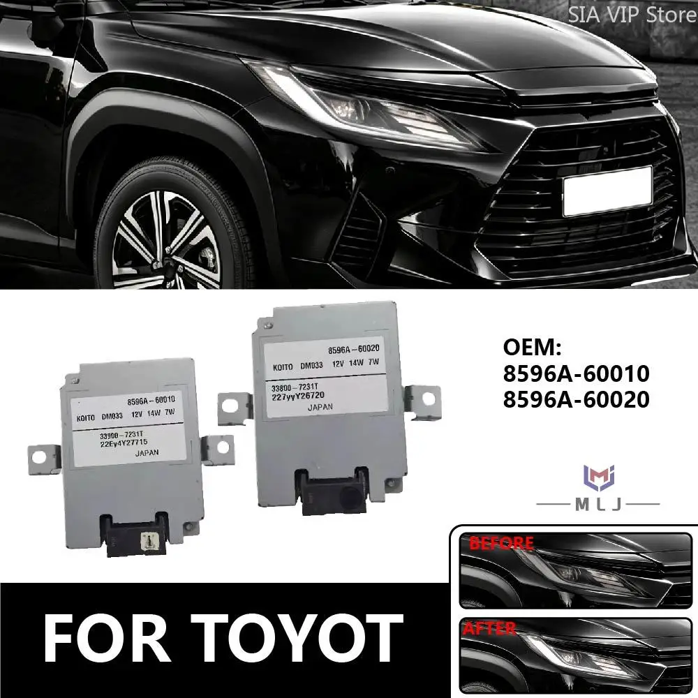 modulo-drl-angel-eye-per-fari-toyota-oe-8596a‑60010-8596a‑60020-33800‑7231t-33900‑7231t-parti-di-ricambio-per-luci-diurne