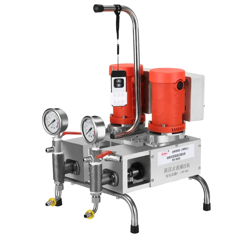 quality Pressure grouting   pump machine double   pump  Polyurethane epoxy resin Filling Machine waterproof