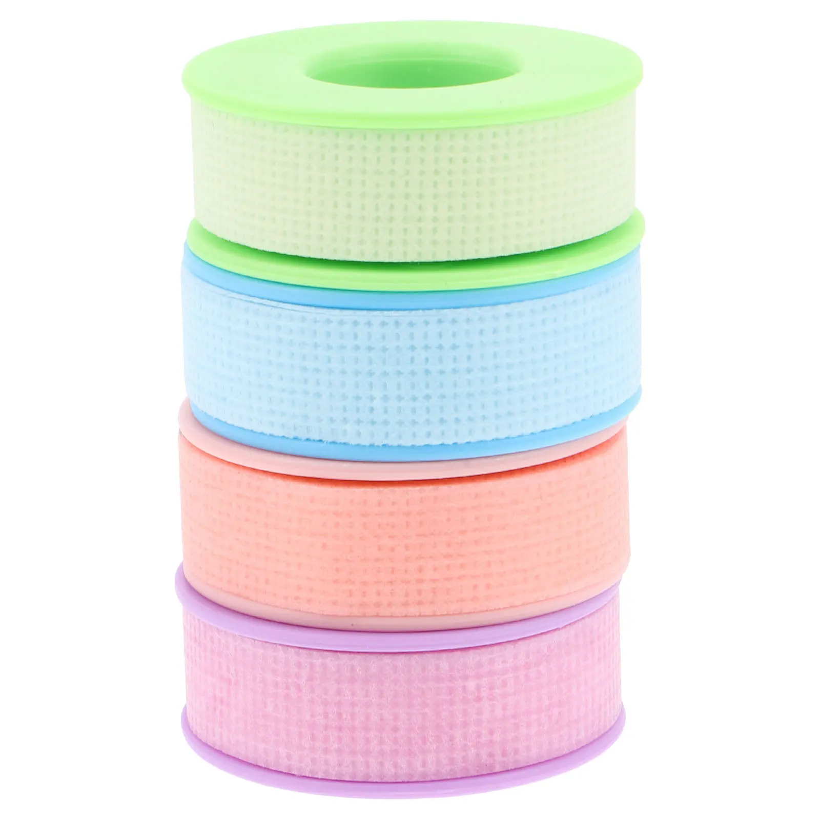 

4 Rolls Eyelash Extension Tape Silicone .25cm Wide Breathable Perforated Design for Sensitive Skin Pain Free Removal Lash