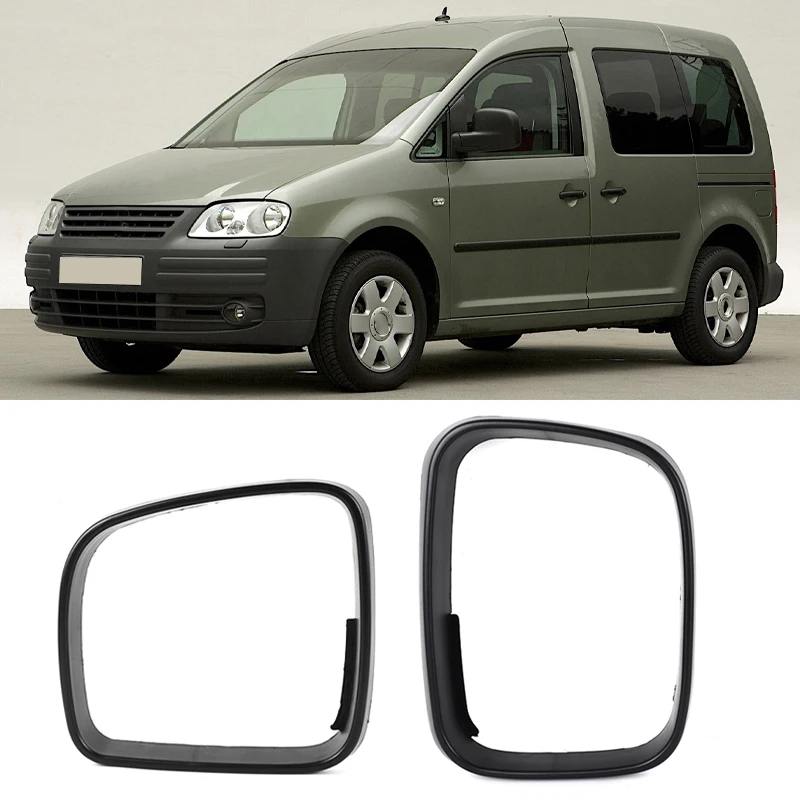 

Car Accessories Side Wing Rear View Mirror Door Trim Ring Bezel Cap Cover For Volkswagen Transporter Multivan T5 For Caddy 2003