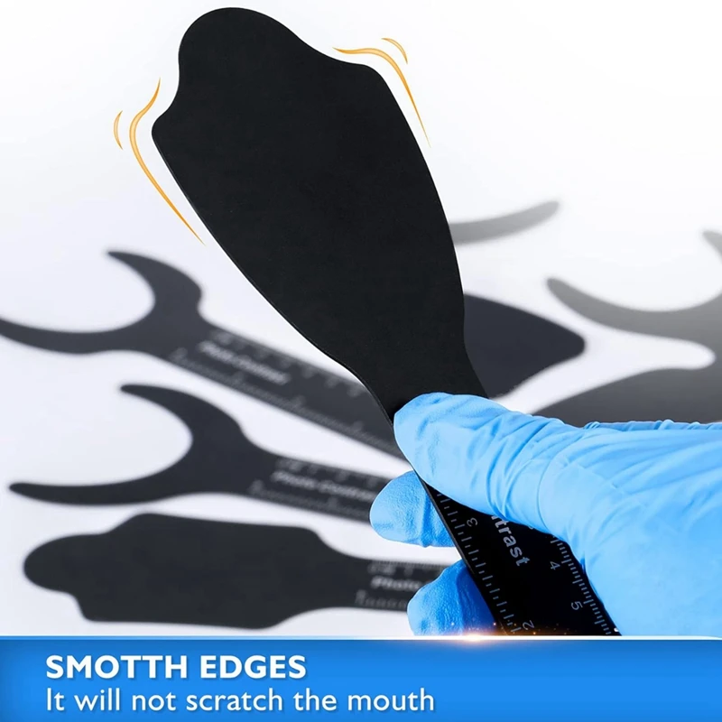 금속 사진 배경 보드 치과용 구강 내 사진 촬영, 6개입 치과 사진 배색 키트