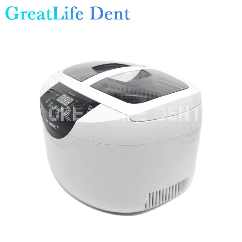 GreatLife Dent Jewelry Glasses Tooth 2.5l Timer detergente ad ultrasuoni detergente per denti dentale detergenti ad ultrasuoni per uso domestico ad