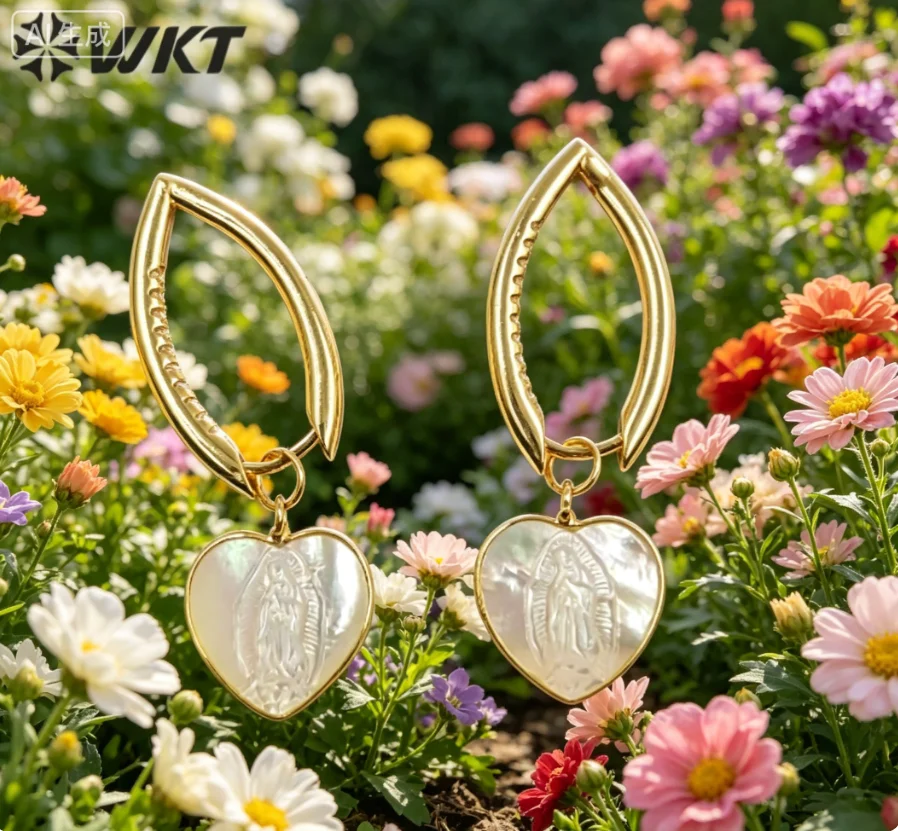 Vintage Fashion Earrings - WT-MPE090 WKT Unique Natural Freshwater Pearl
