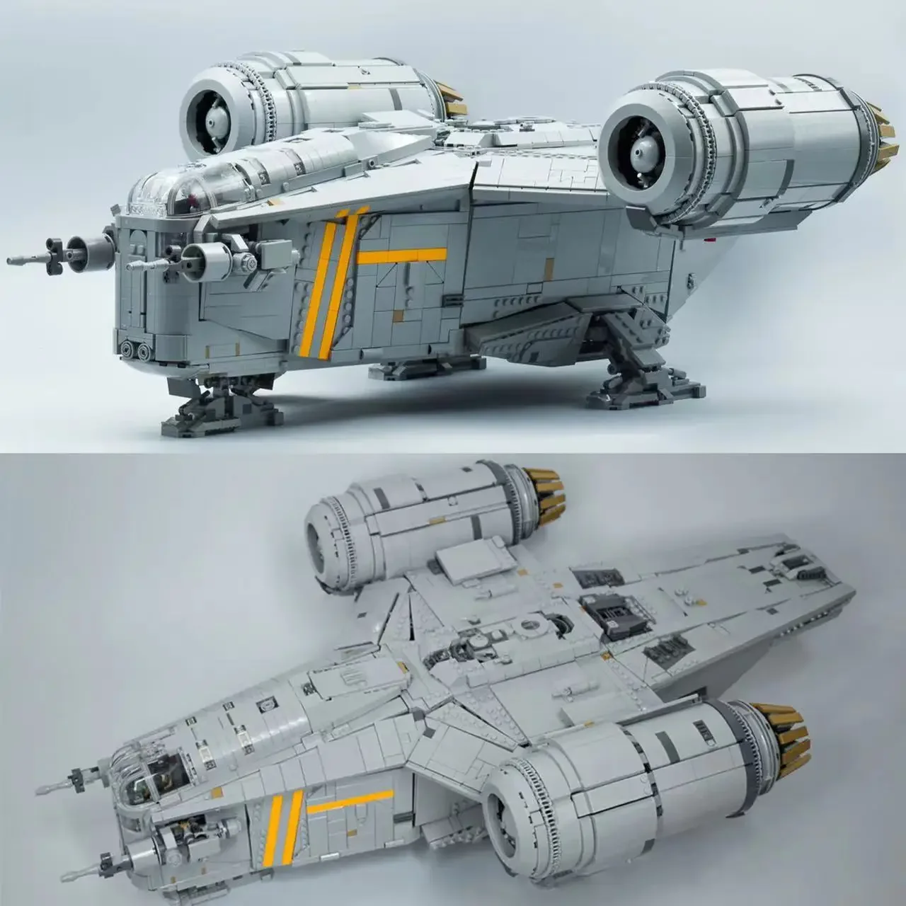 الجديد في المخزون 75292 The Razored Crest مجموعة بناء حصرية كتل الطوب 6187 قطعة ألعاب الفضاء للأطفال الأولاد هدايا عيد الميلاد