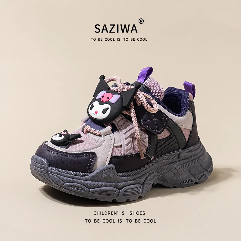 

Kulomie Purple Sneakers Velvet Dad Shoes Non-slip 2025 Autumn and Winter New Platform Running Shoes Versatile