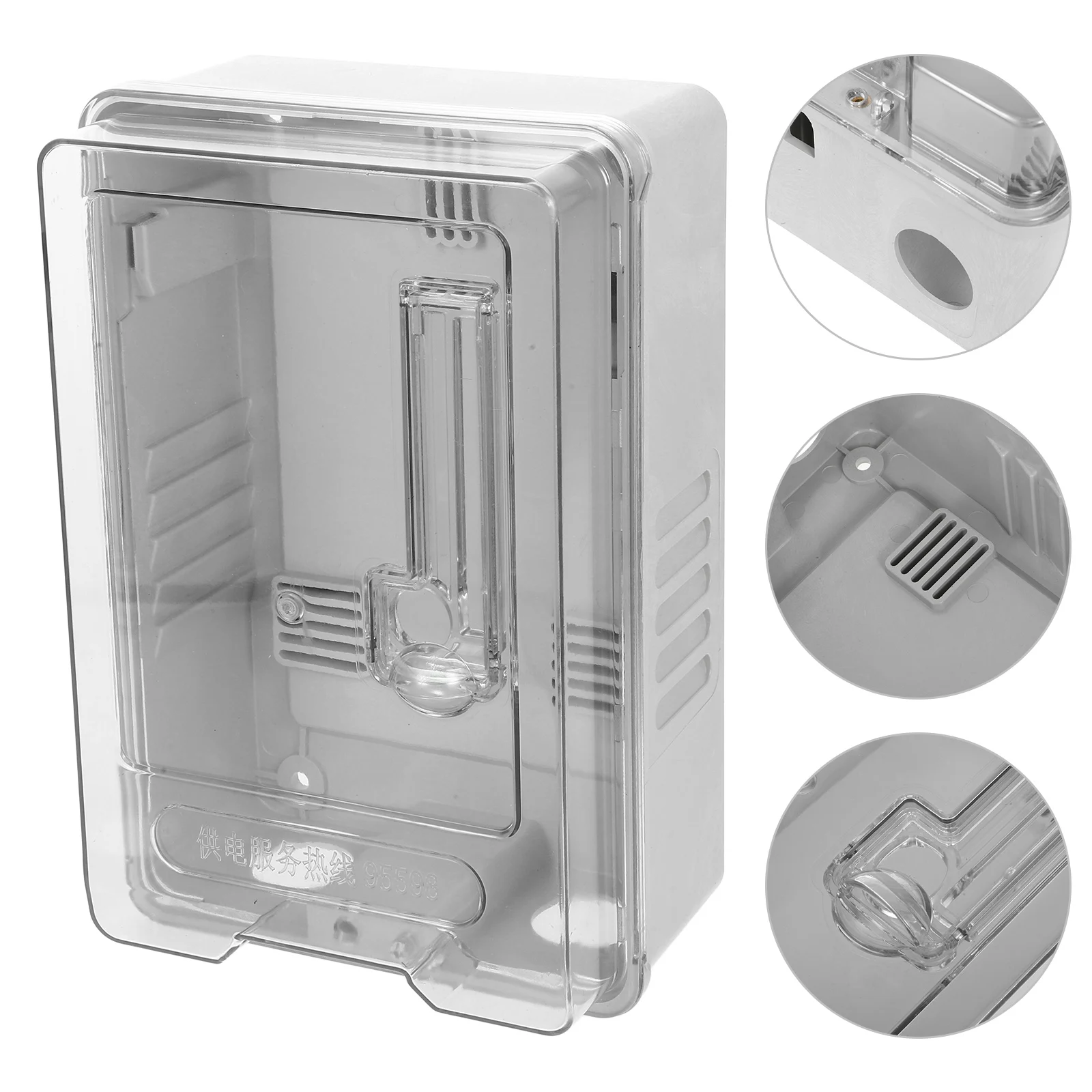 

Weatherproof Power Distribution Protection Transparent Window Sturdy Plastic Panel For Outdoor Small Breaker Boxes Junction