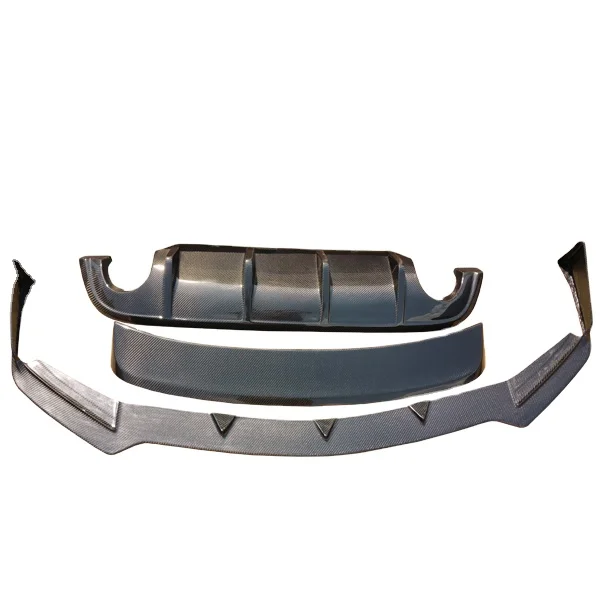 

For Infiniti Q50 Sports Carbon Fiber Rear Diffuser Spoiler Front Lip