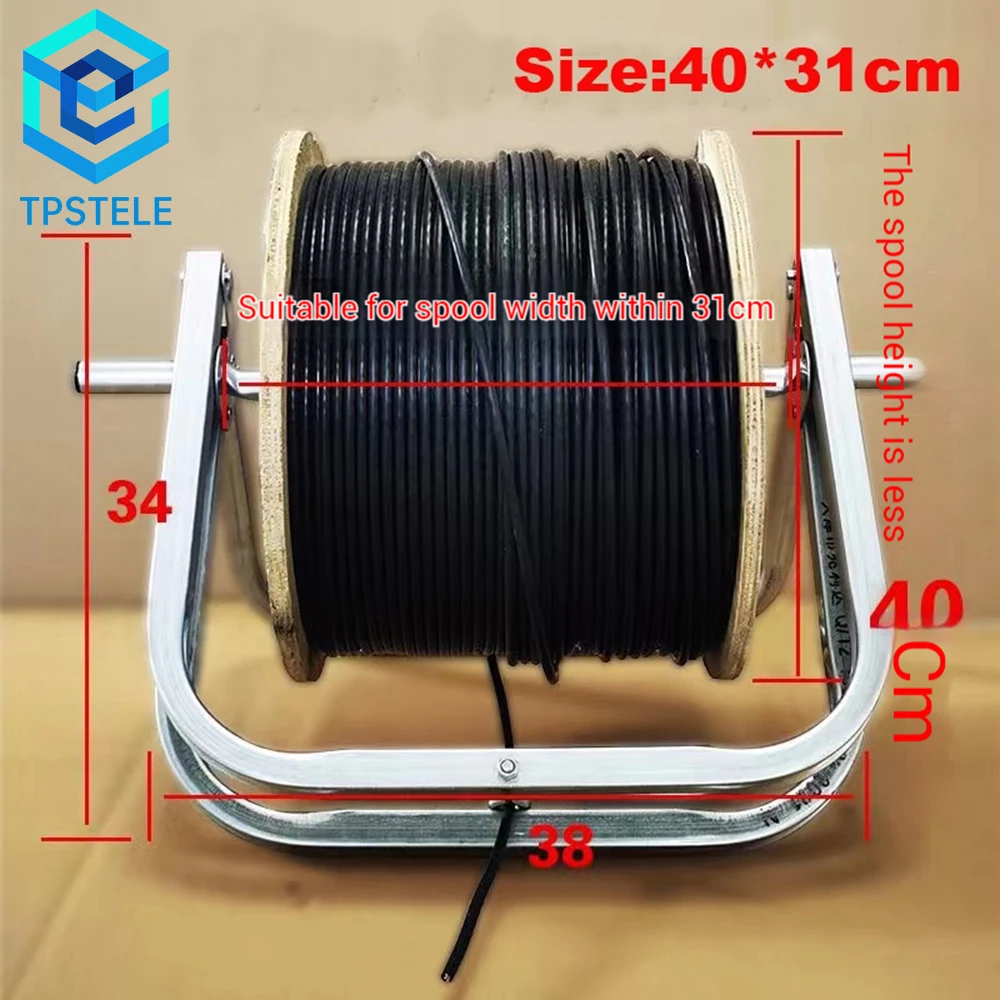 ديفت ديزاين قابلة للطي المحمولة المجلفن الصلب الألياف كابل إسقاط الرف ، أداة زيادة كفاءة لأسلاك شخص واحد