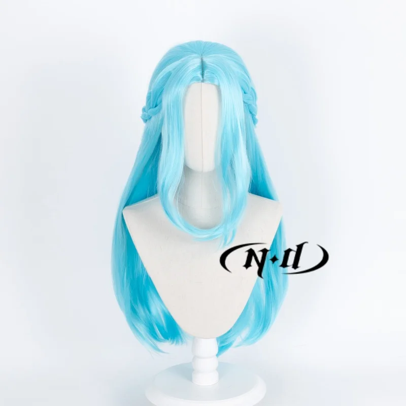ND Princess Frost Cosplay Wigs Hairpiece Honor of Kings Cosplay Hair Wigs Heat Resistant Synthetic for Women Costume Theme Party