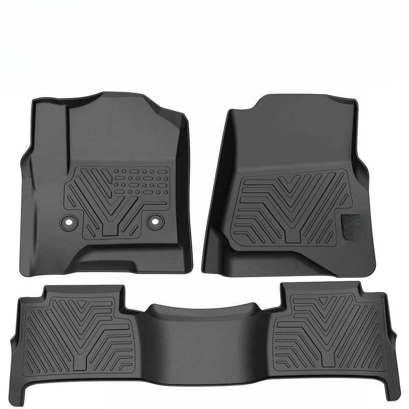 

Floor Mats for 2015-2020 Chevy Tahoe GMC Yukon TPE Rubber All Weather 3D Liner United States